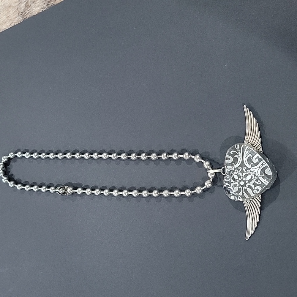 Angel Wings Pendant W/ Ball Chain